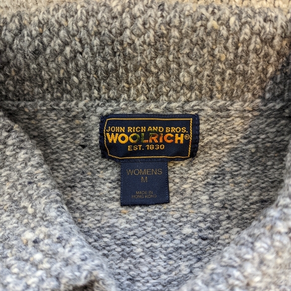 Vintage Woolrich women's sweater medium snowmen snowflakes - Picture 4 of 9